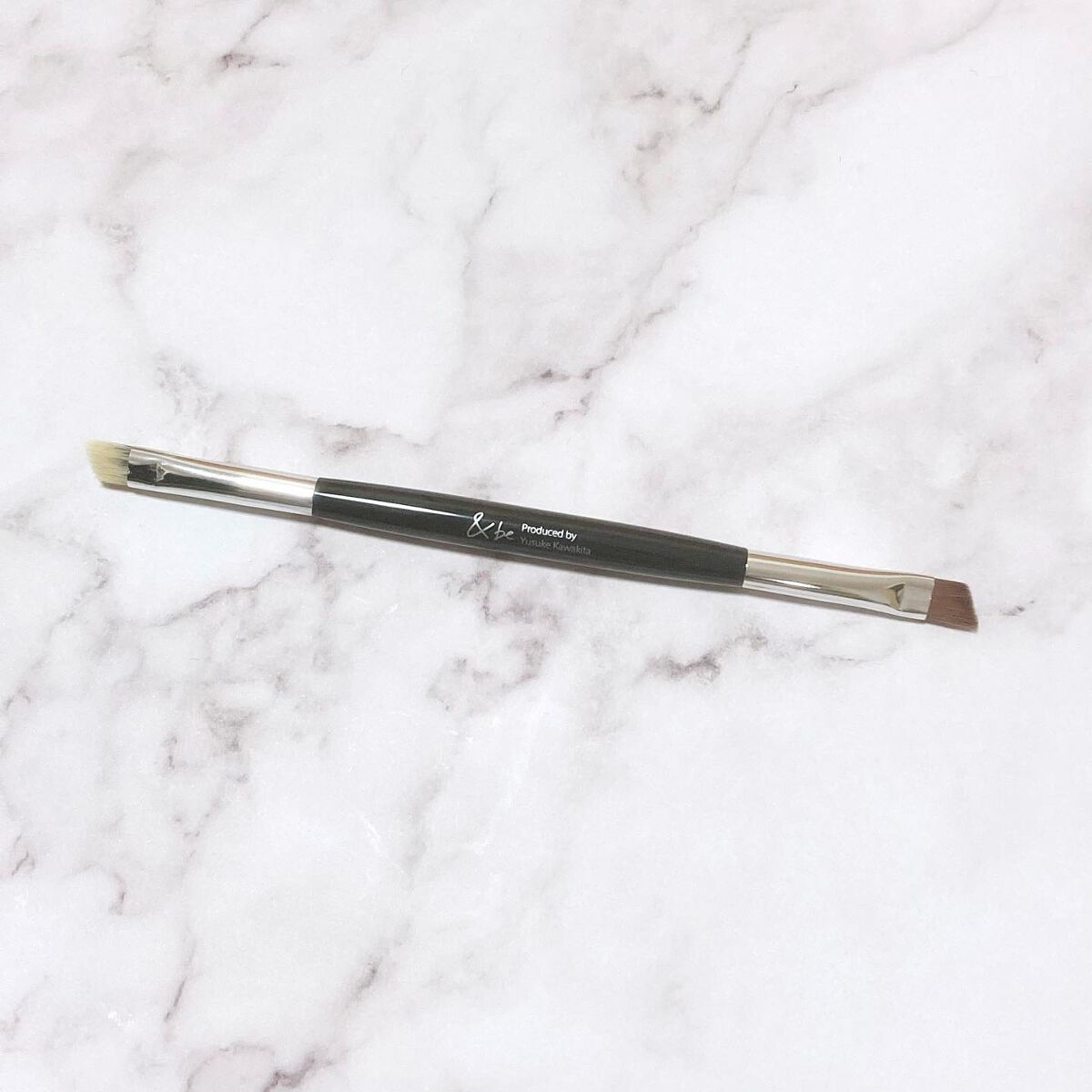 ダブルエンドアイブロウブラシ熊野筆/＆be/メイクブラシを使ったクチコミ（1枚目）