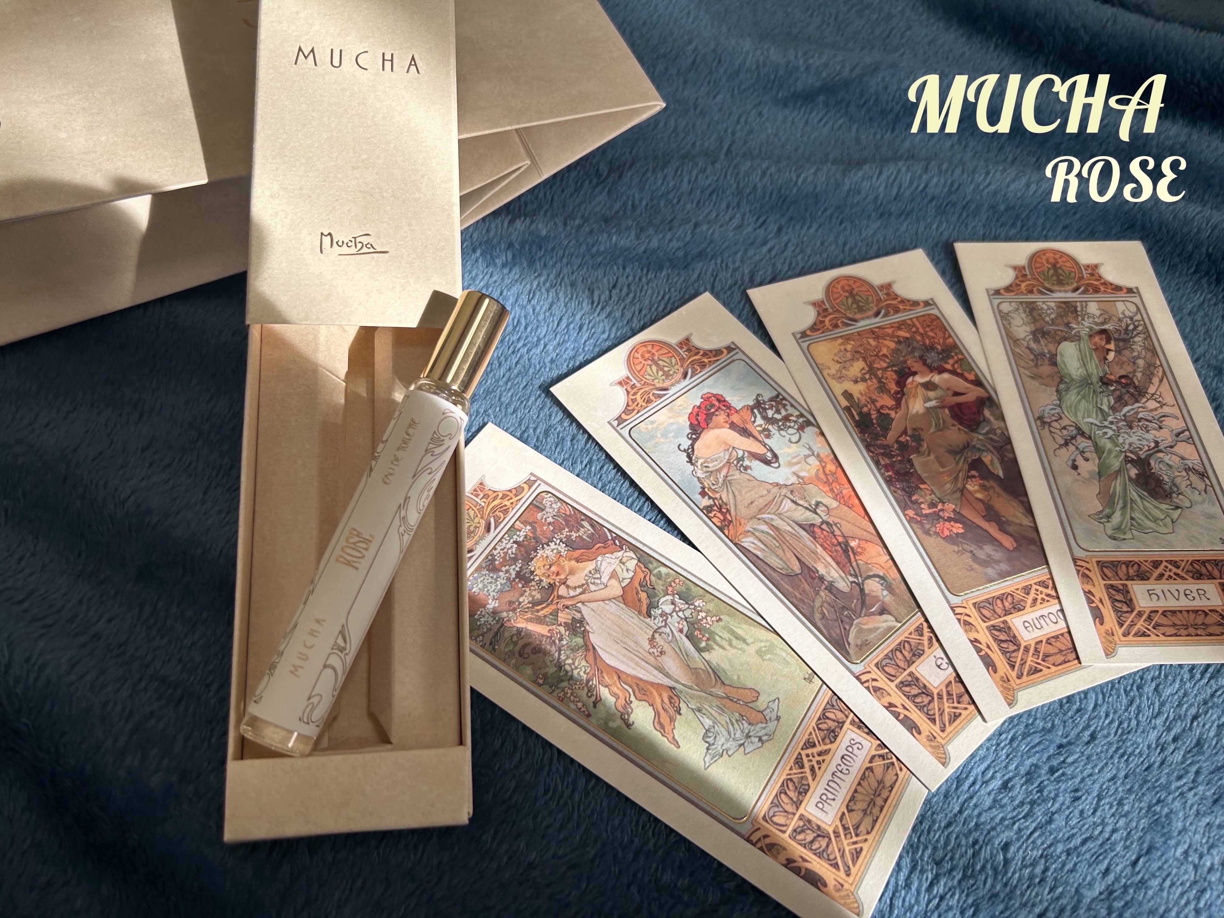 MUCHA ROSE 香水　ミュシャ　ローズ　紙袋付き VALENTINE COLLECTION “THE FLOWERS: ROSE │ MUCHA（ミュシャ