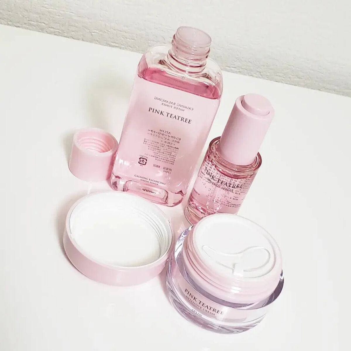 ピンクティーツリートナー/APLIN/化粧水を使ったクチコミ（3枚目）