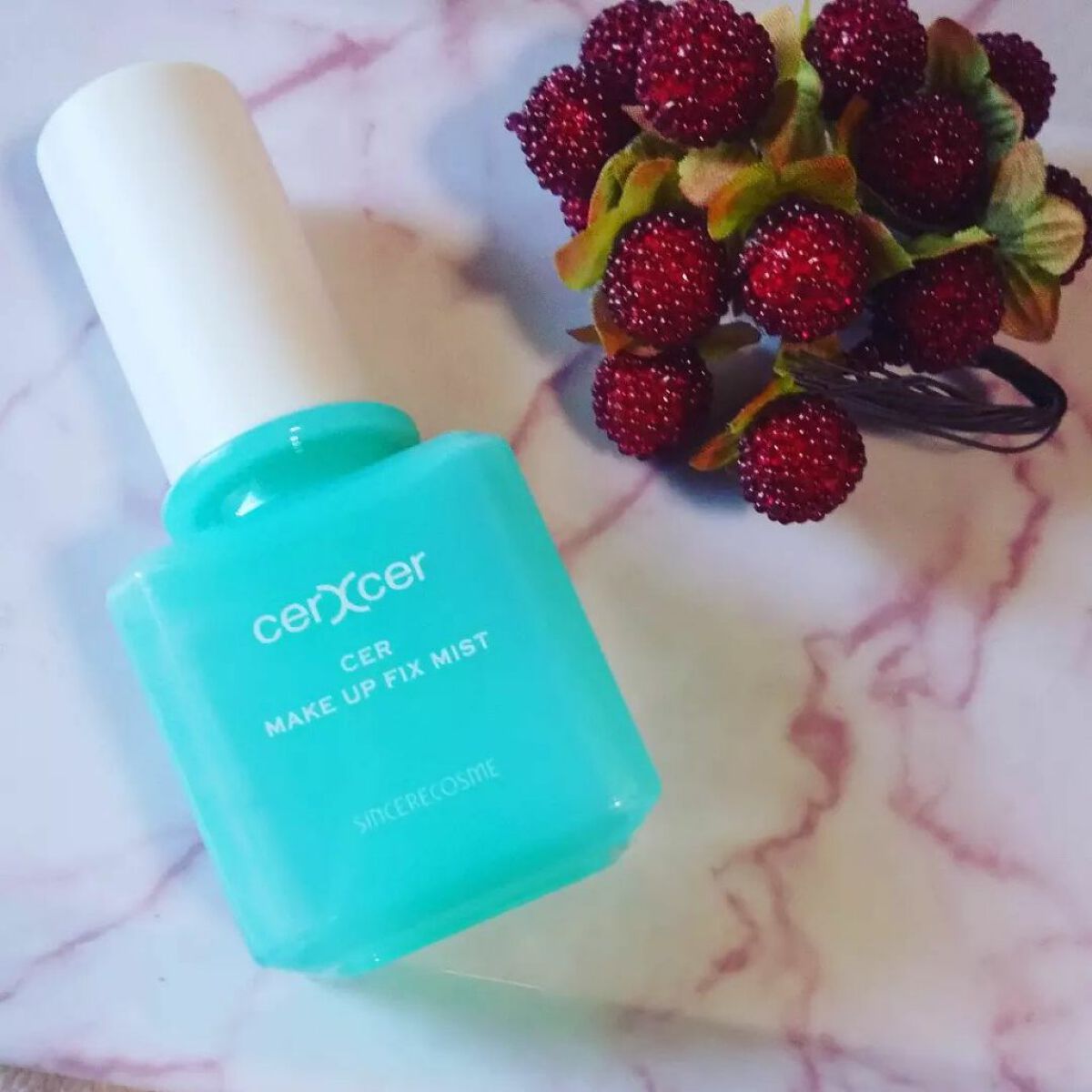 メイクアップフィックスミスト/cerXcer/フィックスミストを使ったクチコミ（1枚目）