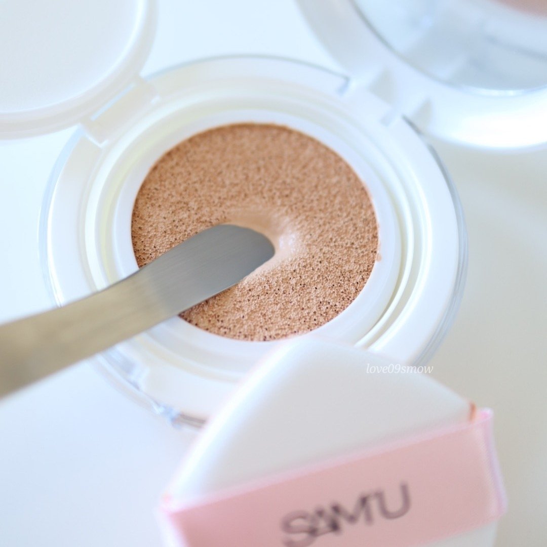 センシティブピュア＆ピュアクッション 23号 ニュートラル/SAM'U/クッションファンデーションを使ったクチコミ（3枚目）