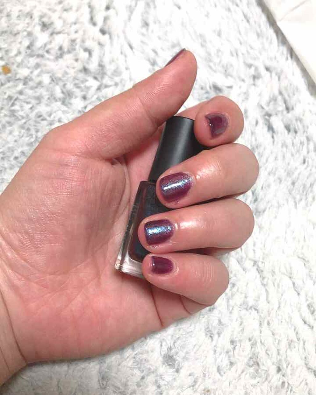 ぴー on LIPS 「ネイルホリックPU116ラメがすごく綺麗!*.+゚パープルに偏..」(3枚目)