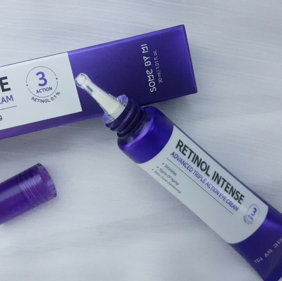 レチノールインテンシブ アドバンスドトリプルアクションアイクリーム/SOME BY MI/アイケア・アイクリームを使ったクチコミ（2枚目）