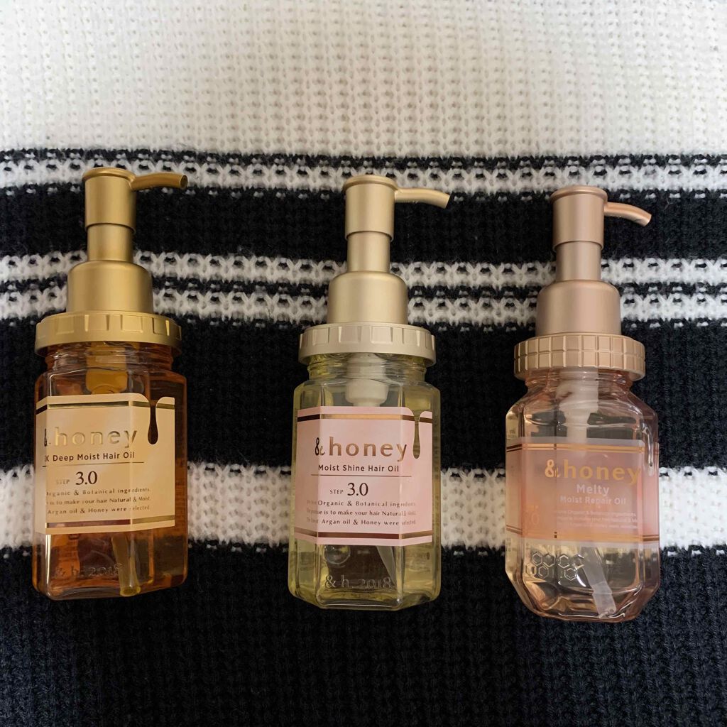 モイストシャイン ヘアオイル3.0/&honey/ヘアオイルを使ったクチコミ（1枚目）