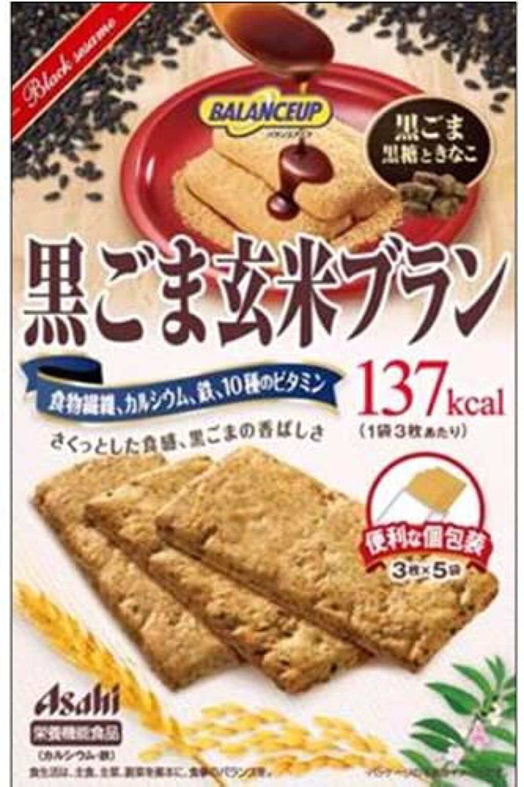 アサヒフードアンドヘルスケア バランスアップ　黒ごまと玄米ブラン
