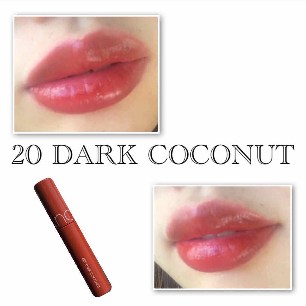 ジューシーラスティングティント/rom&nd/リップティントを使ったクチコミ(1枚目)