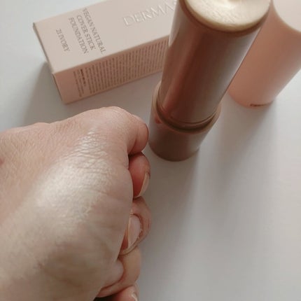 ヴィーガンナチュラルカバースティックファンデーション/DERMASHARE/その他ファンデーションを使ったクチコミ(3枚目)