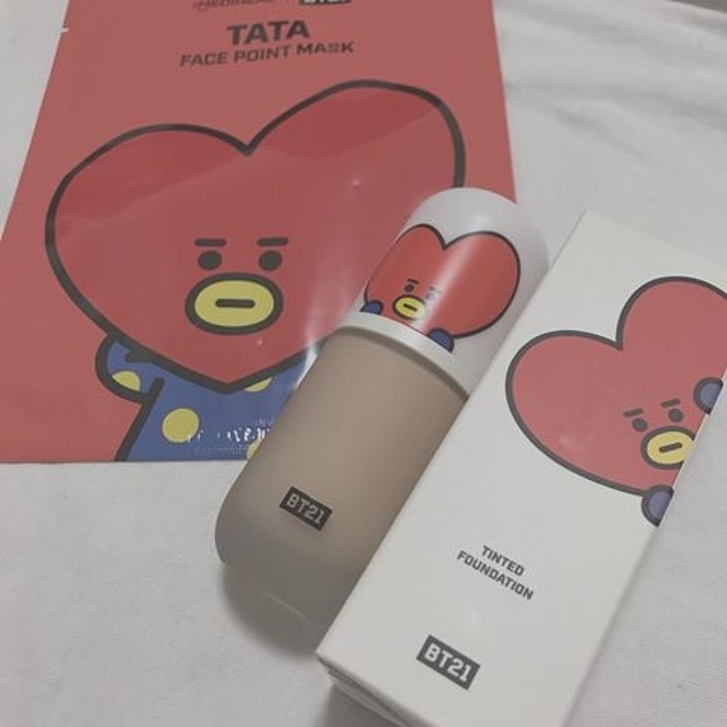 ひまわり on LIPS 「BT21コスメです!私はarmyなのでそりゃあそりゃあ貴重で大..」(1枚目)