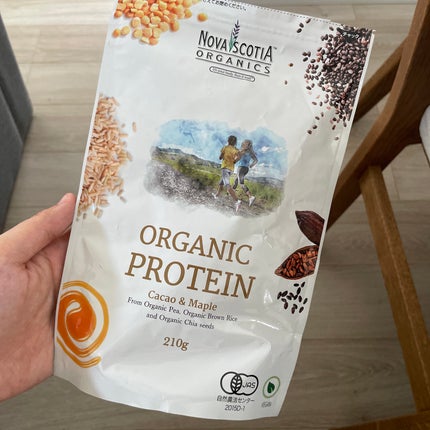 Nova Scotia Organics オーガニックプロテイン カカオ&メープルのクチコミ「Nova Scotia Organics
オーガニックプロテイン カカオ&メープル
┈
.....」(1枚目)