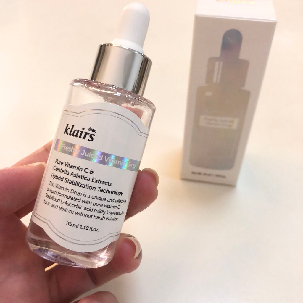 フレッシュリージュースドビタミンドロップ(35ml)/Klairs/美容液を使ったクチコミ(1枚目)