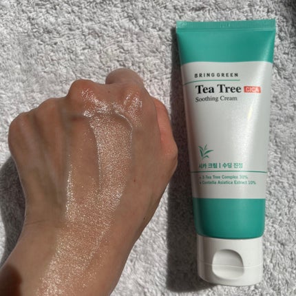 ティーツリーシカスージングクリーム/BRING GREEN/フェイスクリームを使ったクチコミ(5枚目)