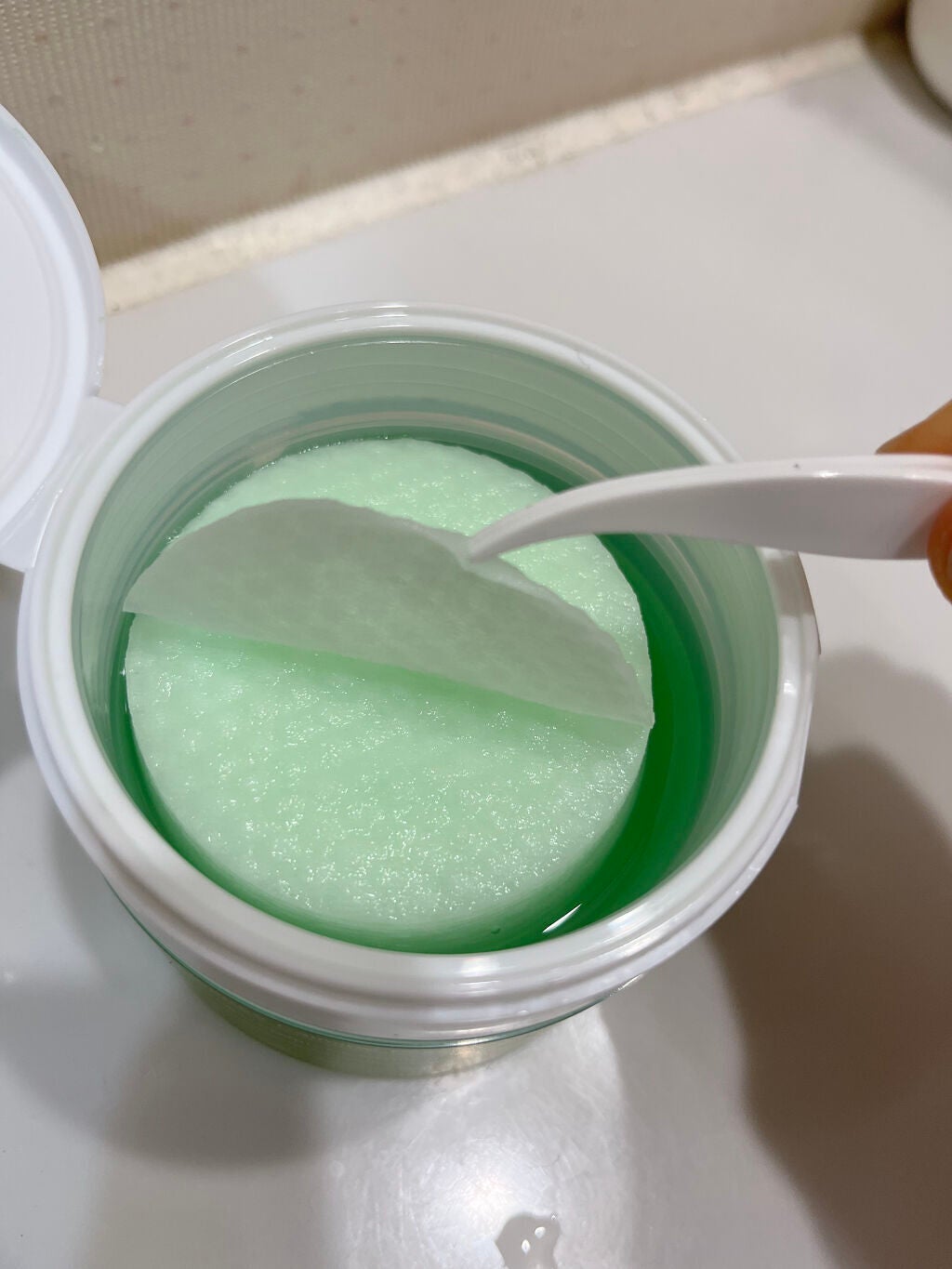 ティーツリーカーミングエッセンスパッド/MEDIHEAL/トナーパッドを使ったクチコミ(2枚目)