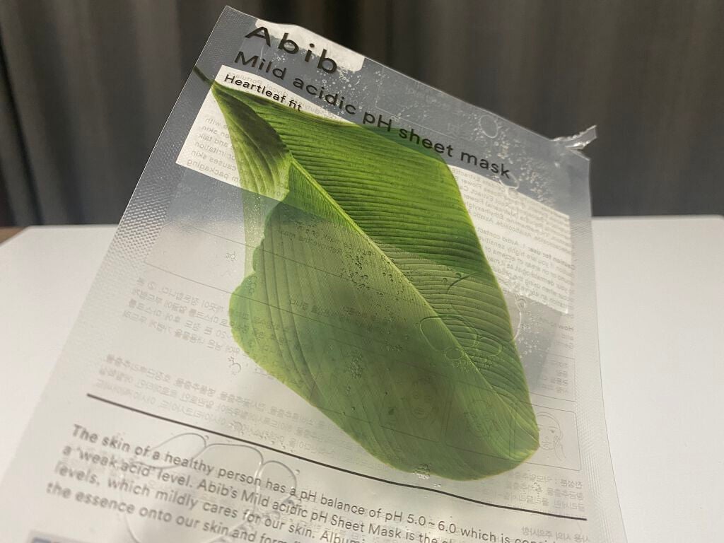 弱酸性pHシートマスク ドクダミフィット/Abib /シートマスク・パックを使ったクチコミ(1枚目)
