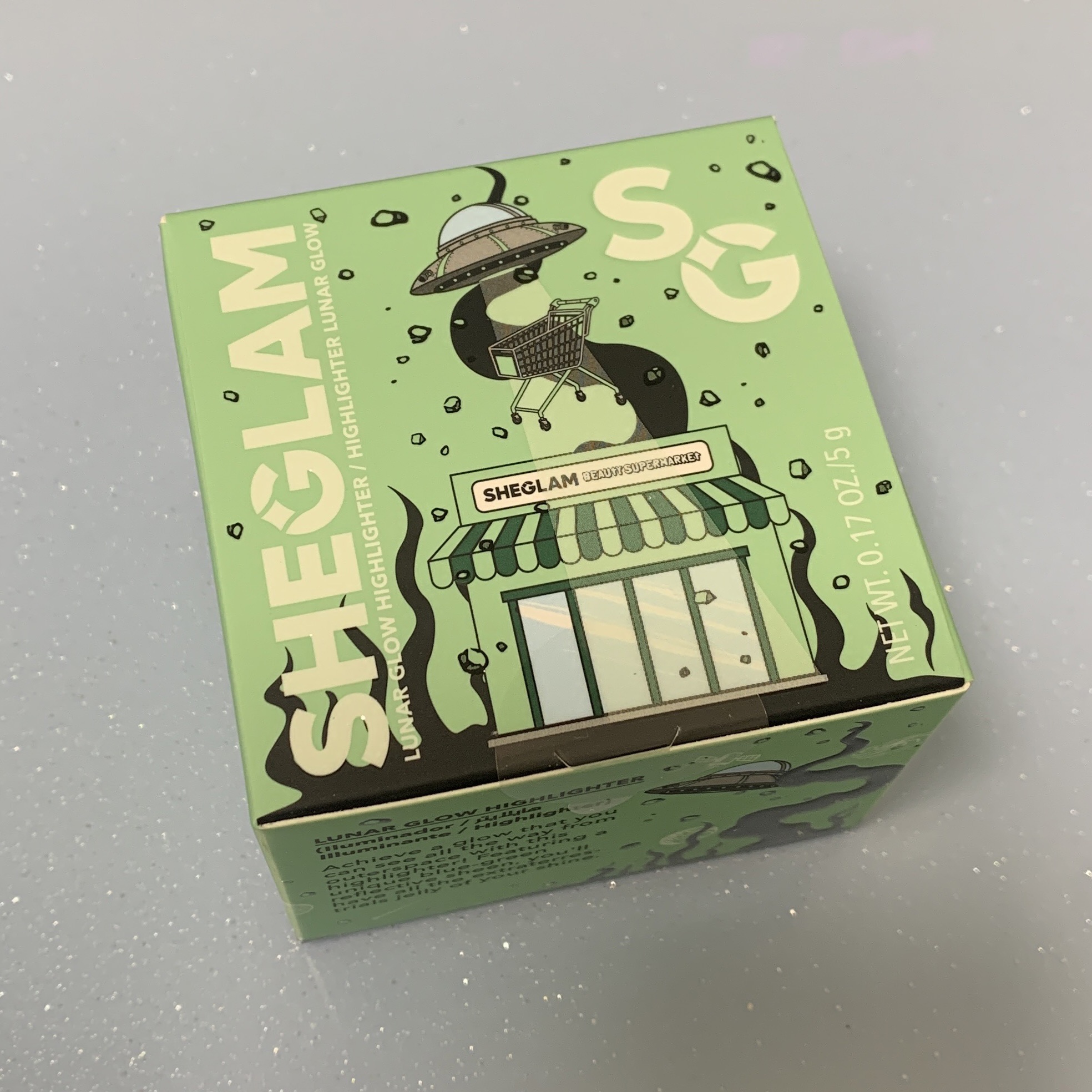 ルナグロウ ハイライター/SHEGLAM/パウダーハイライトを使ったクチコミ（2枚目）