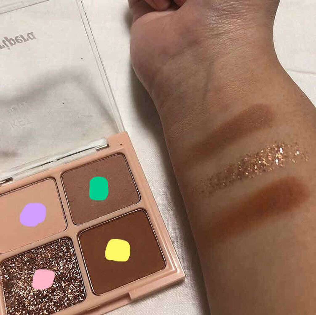ペリペラ インク ポケット シャドウ パレット/PERIPERA/アイシャドウパレットを使ったクチコミ（3枚目）