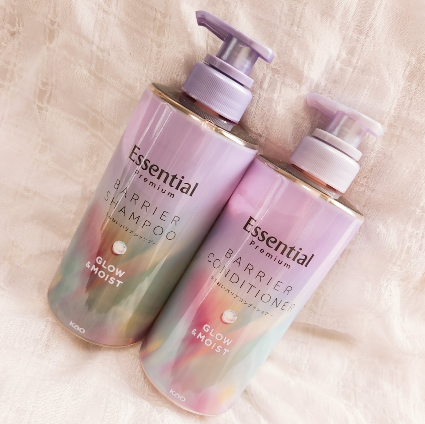 エッセンシャルプレミアム バリアシャンプー・コンディショナー シルキー&スムース/エッセンシャル/市販シャンプーを使ったクチコミ(4枚目)