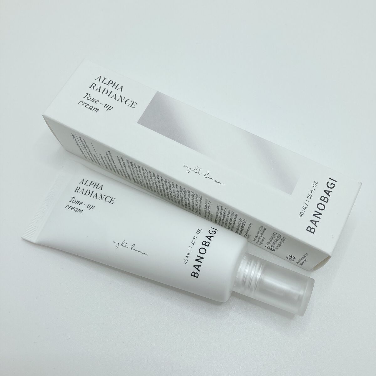 アルファ ラディアンス トーンアップクリーム/BANOBAGI/フェイスクリームを使ったクチコミ（2枚目）