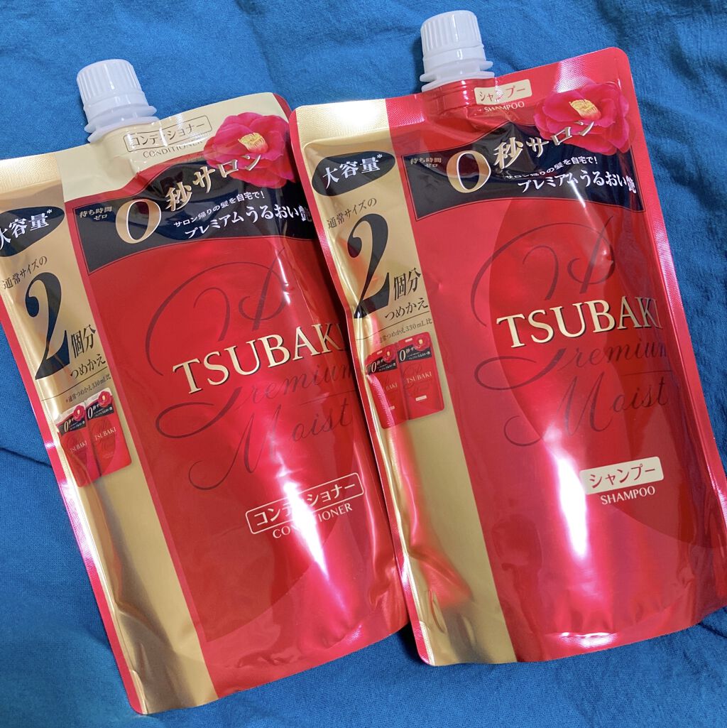 プレミアムモイスト シャンプー／ヘアコンディショナー シャンプー つめかえ用 660ml/TSUBAKI/市販シャンプーを使ったクチコミ（1枚目）