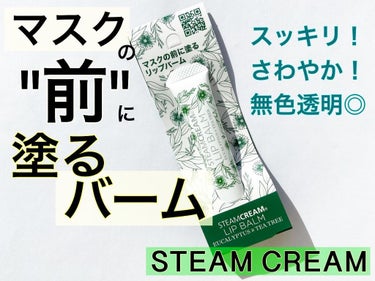 リップバームユーカリ＆ティーツリー/STEAMCREAM/リップケア・リップクリームを使ったクチコミ（1枚目）