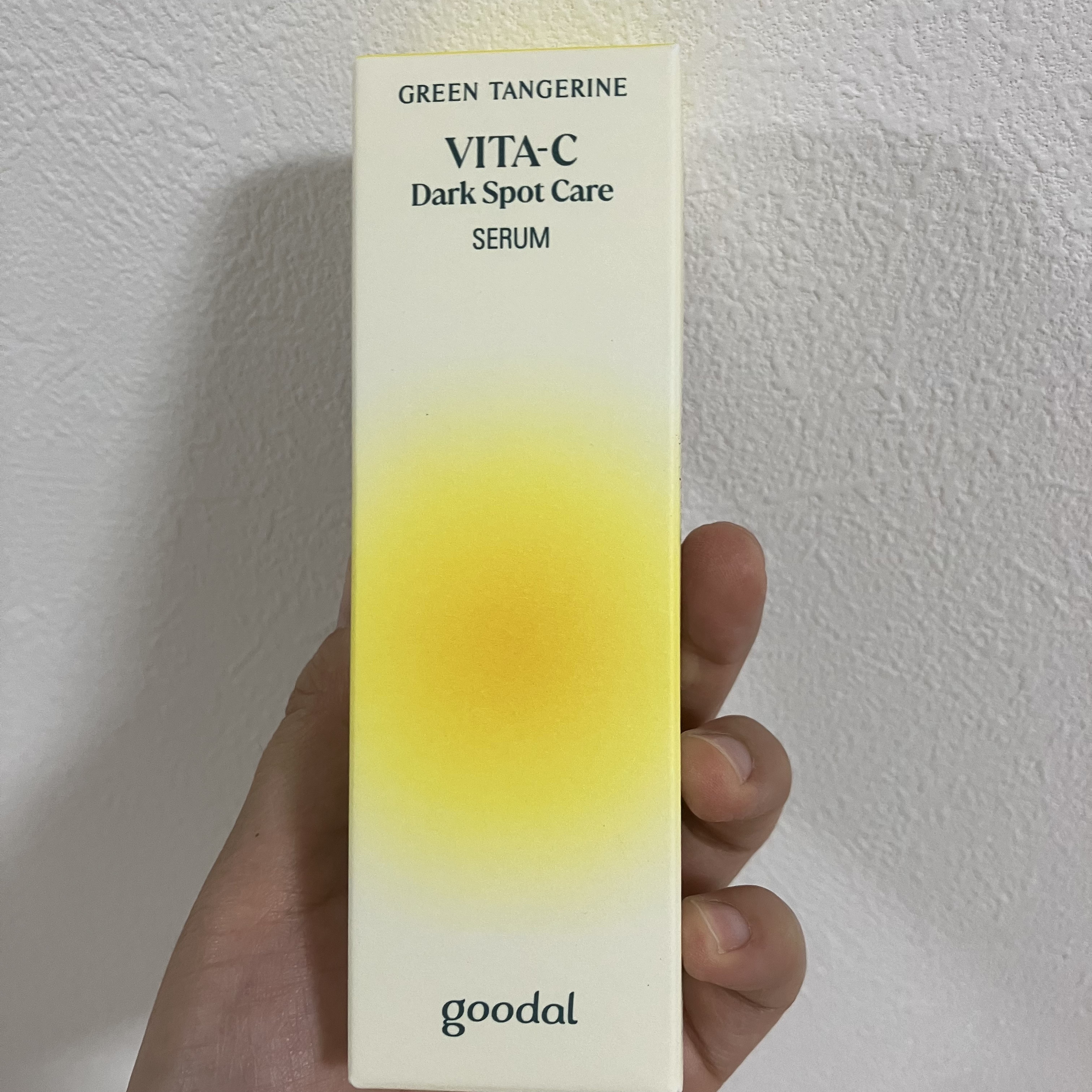 グリーンタンジェリン ビタC ダークスポットケアセラム/goodal/美容液を使ったクチコミ（2枚目）