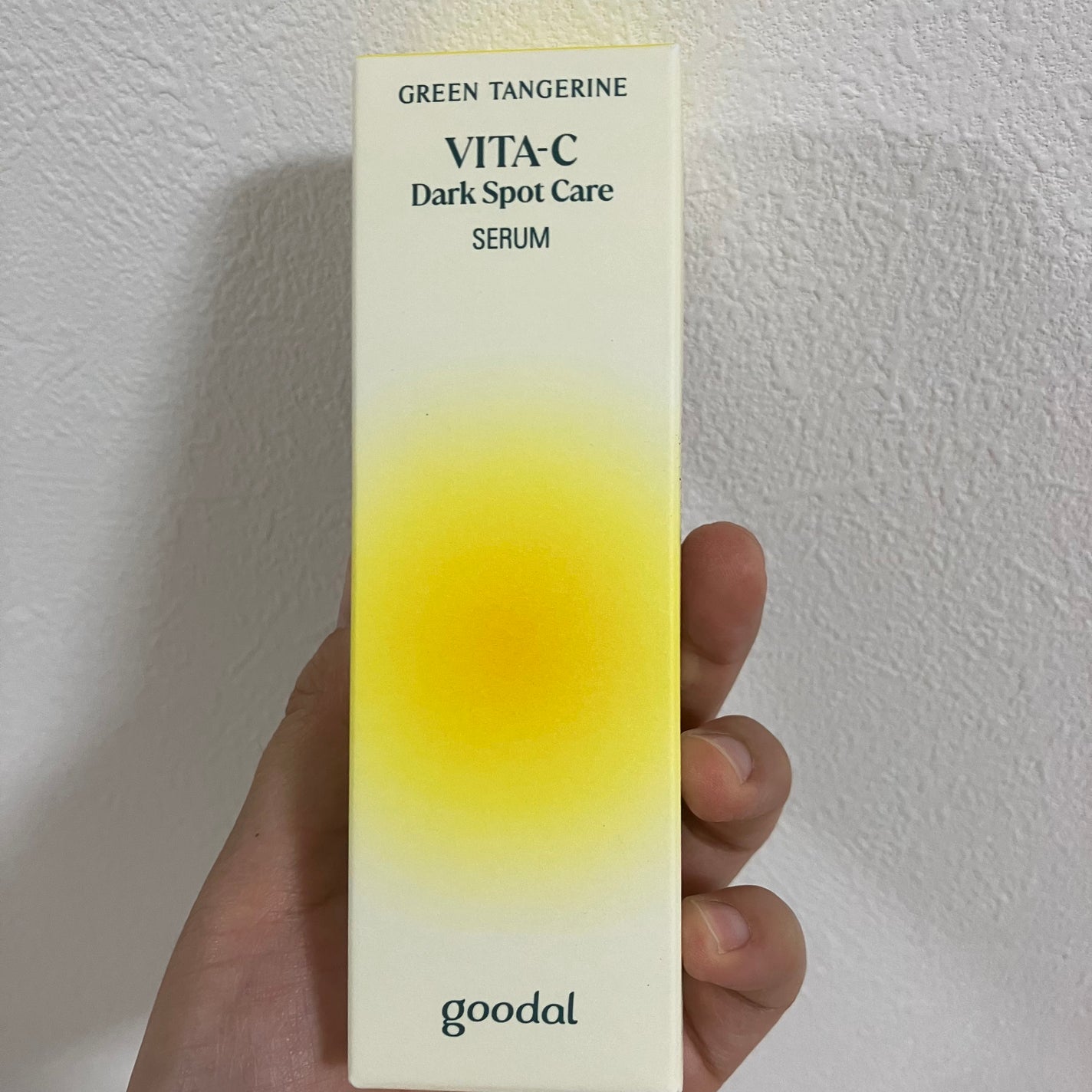 グリーンタンジェリン ビタC ダークスポットケアセラム/goodal/美容液を使ったクチコミ(2枚目)