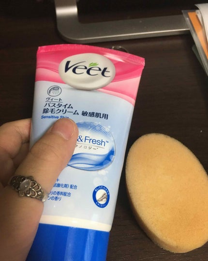 バスタイム除毛クリーム 敏感肌用/Veet/除毛クリームを使ったクチコミ(1枚目)