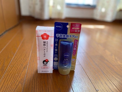 髪を守る椿ちゃん 補修ヘアミルク/柳屋/ヘアミルクを使ったクチコミ(1枚目)