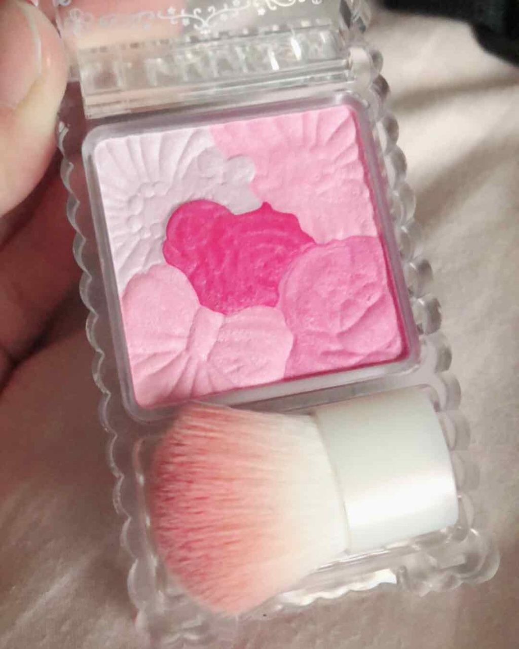 グロウフルールチークス/キャンメイク/パウダーチークを使ったクチコミ（1枚目）