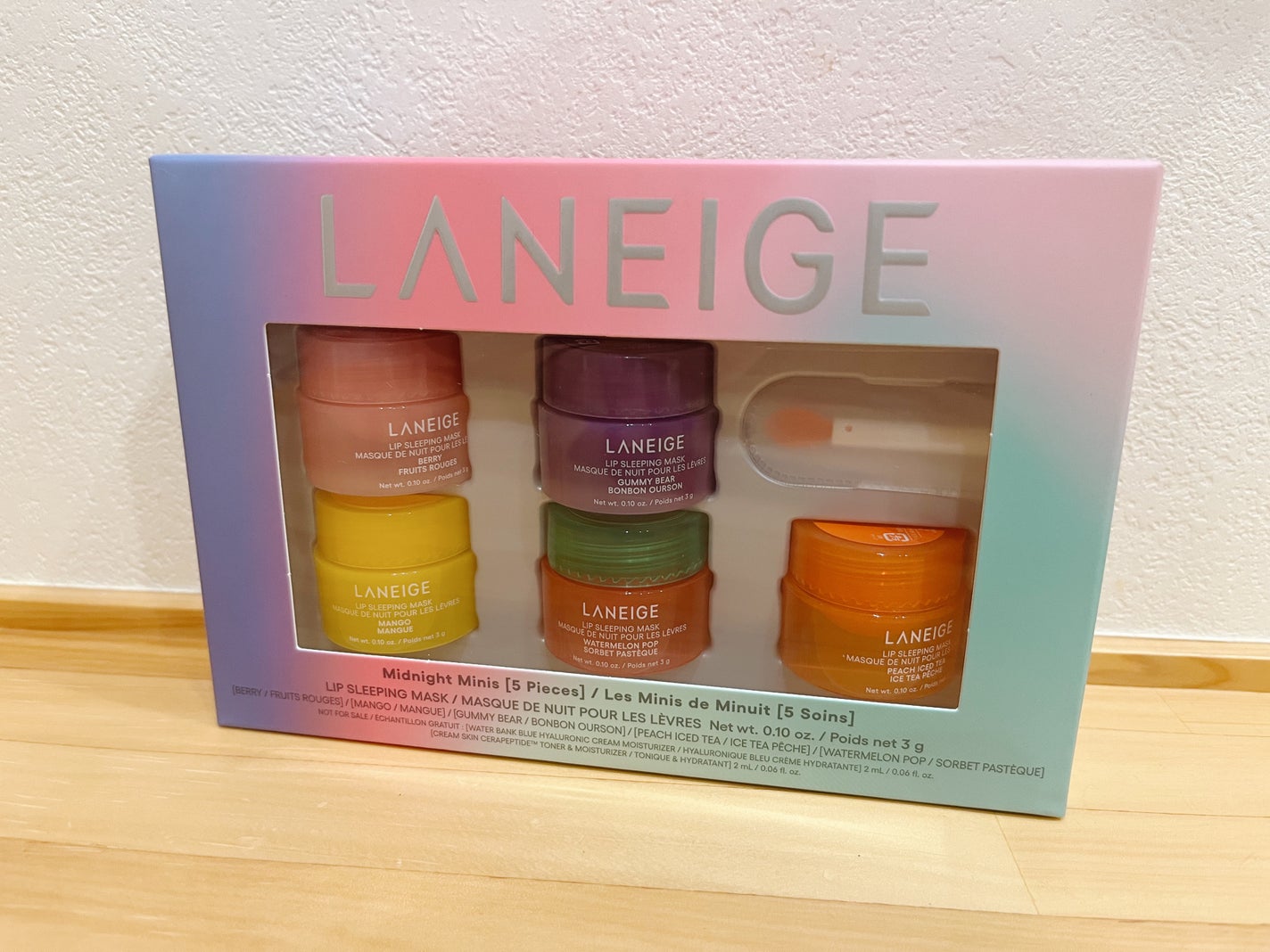 リップスリーピングマスク ミッドナイトミニズ/LANEIGE/その他キットセットを使ったクチコミ(1枚目)