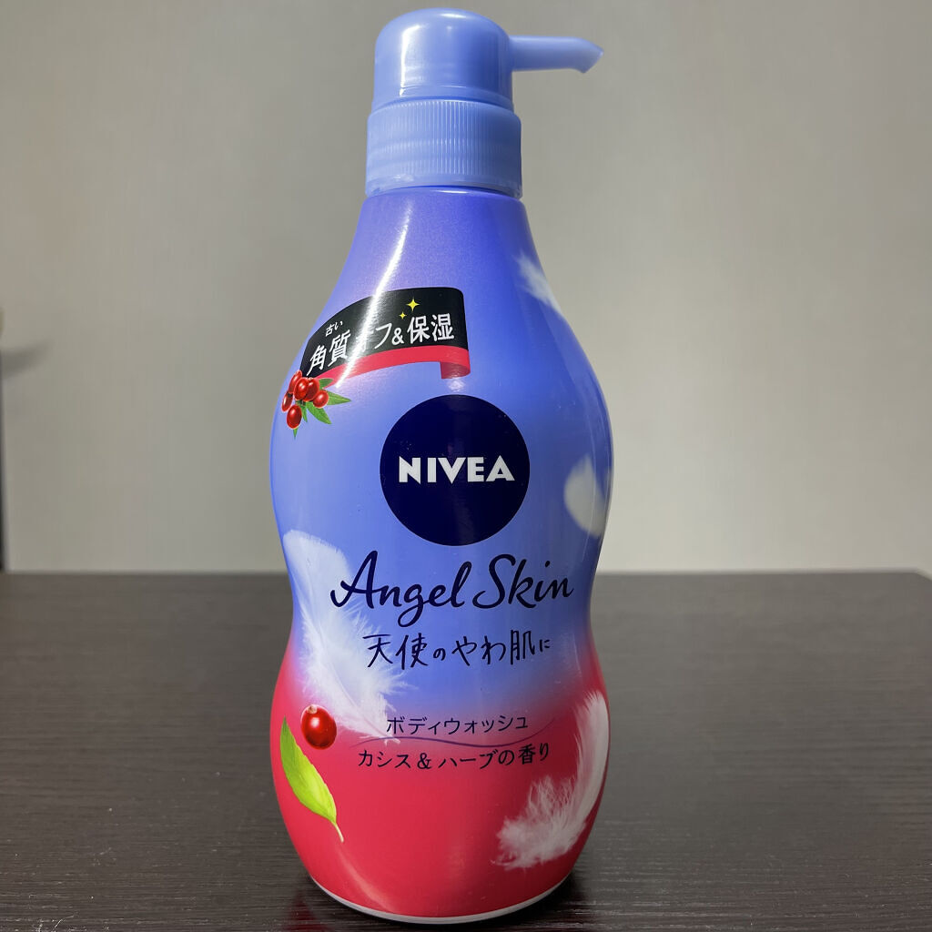 ニベア エンジェルスキン ボディウォッシュ カシス＆ハーブの香り 本体 480ml/ニベア/ボディソープを使ったクチコミ（3枚目）