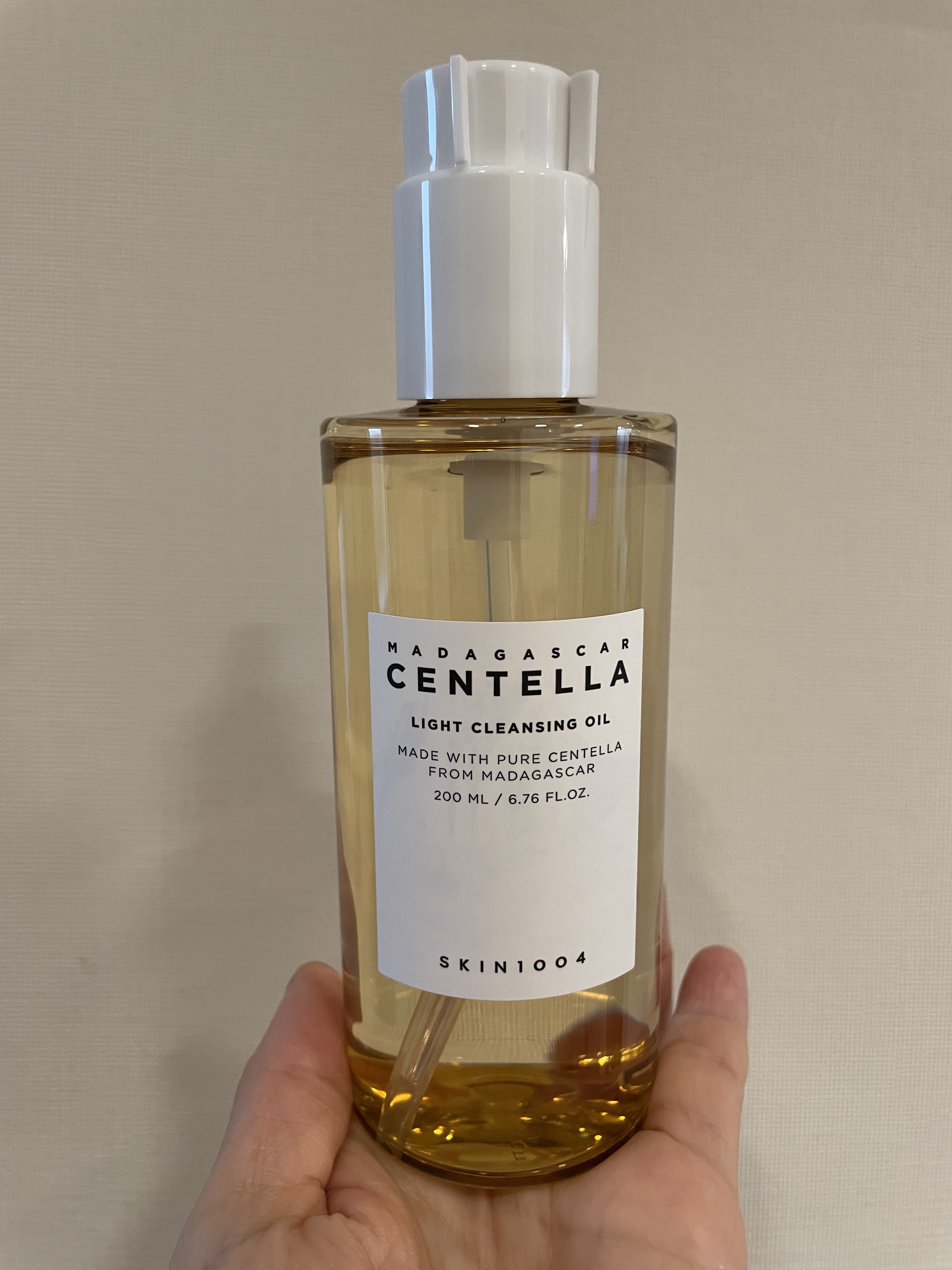 センテラ ライトクレンジングオイル/SKIN1004/オイルクレンジングを使ったクチコミ（1枚目）