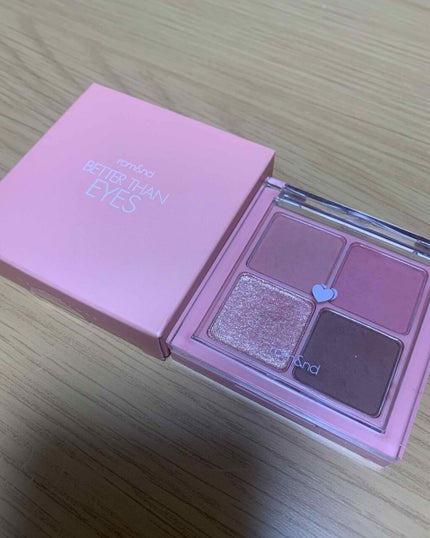 ベターザンアイズ/rom&nd/アイシャドウパレットを使ったクチコミ(1枚目)