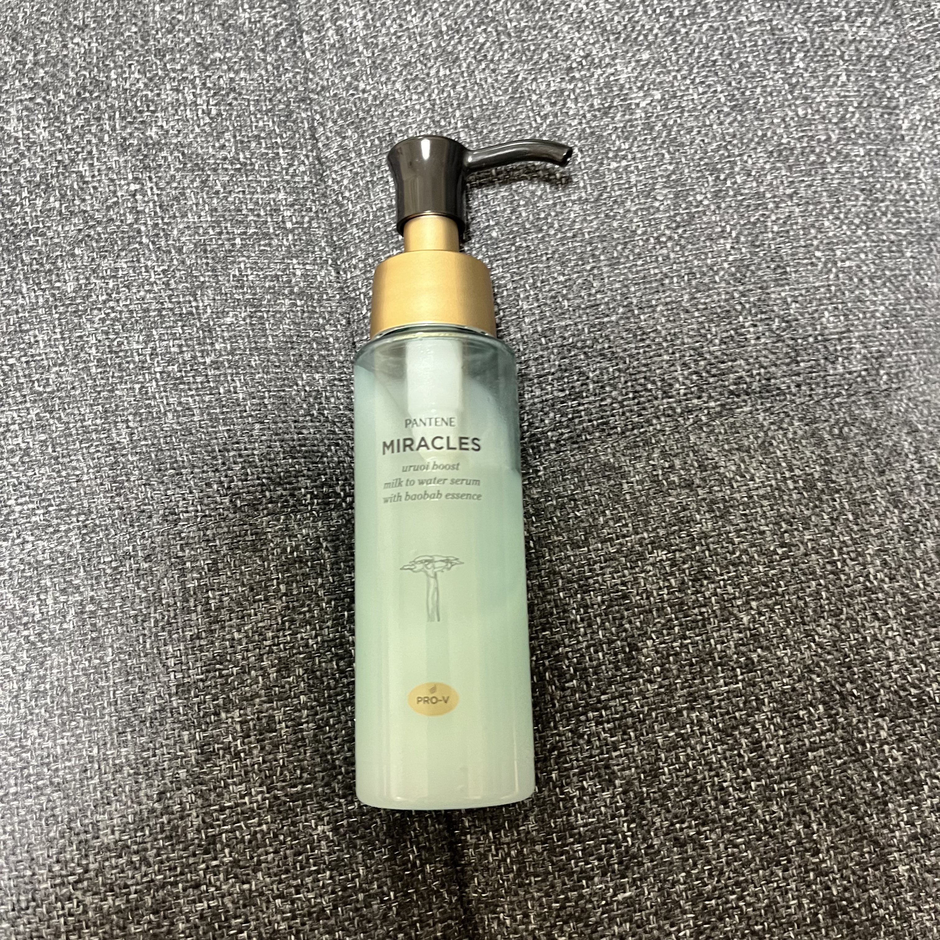 ミラクルズ うるおいブーストミルクウォーターセラム/パンテーン/アウトバストリートメントを使ったクチコミ（1枚目）