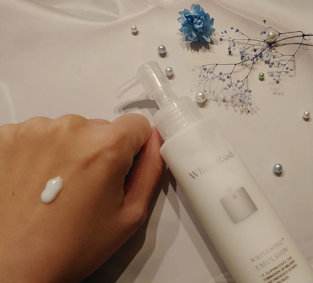 WHITENING EMULSION(美白乳液)/White Rush/乳液を使ったクチコミ(2枚目)