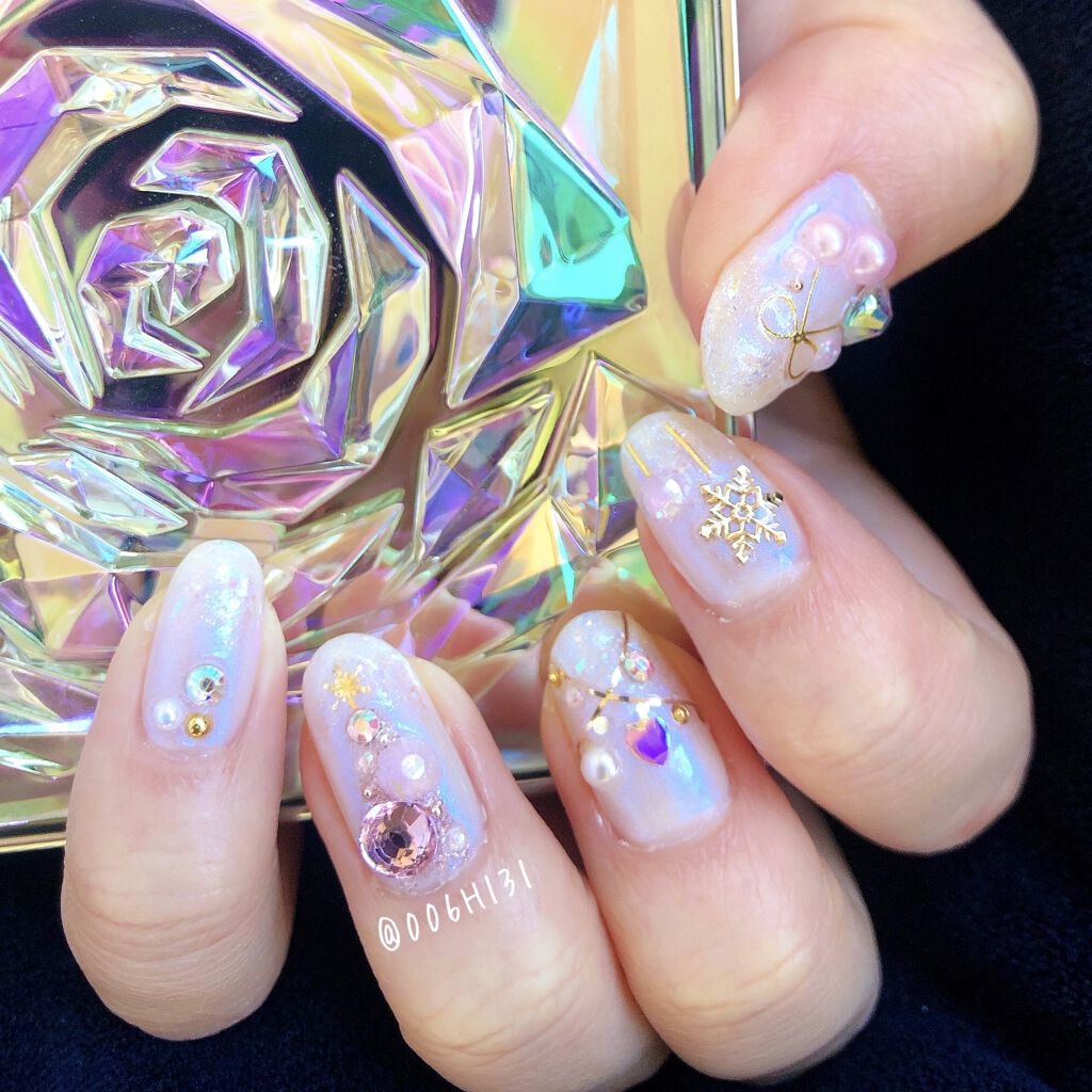 #セルフネイル,#ネイル,#クリスマスネイルのネイルデザイン