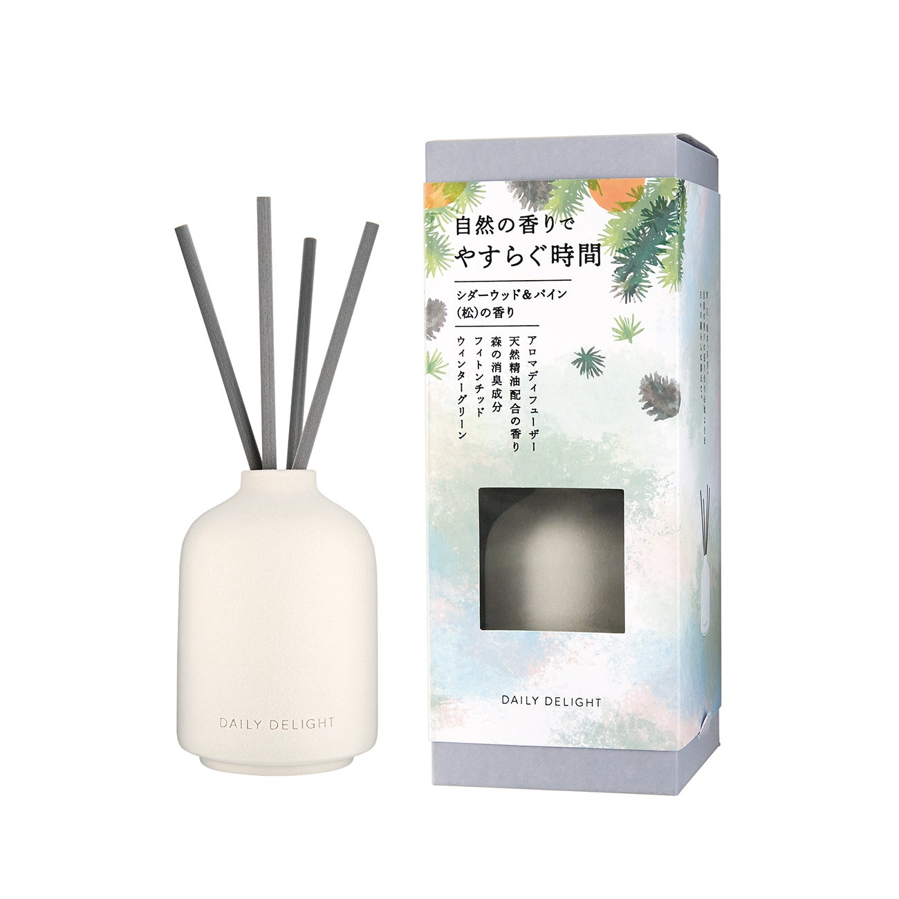 デイリーディライト 暮らしに添えるアロマディフューザー シダーウッド&パイン(松) デイリーディライト