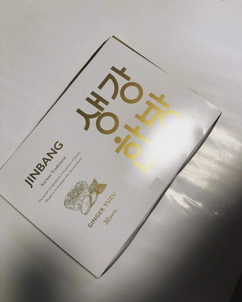 アヤ on LIPS 「JINBANG柚子と生姜の粉末食品でございます🫖🫖韓国のもので..」(6枚目)