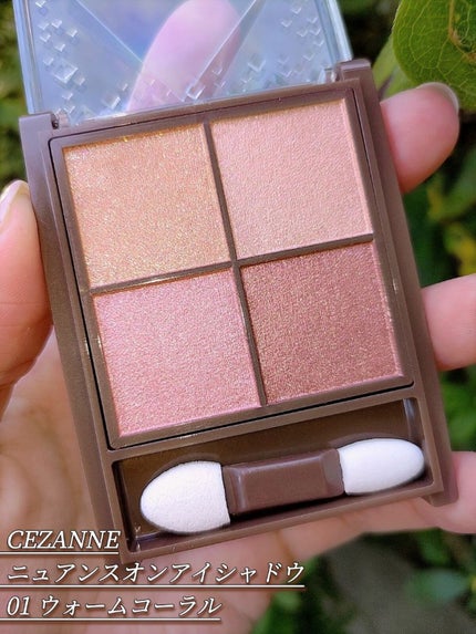 ニュアンスオンアイシャドウ/CEZANNE/アイシャドウパレットを使ったクチコミ(2枚目)