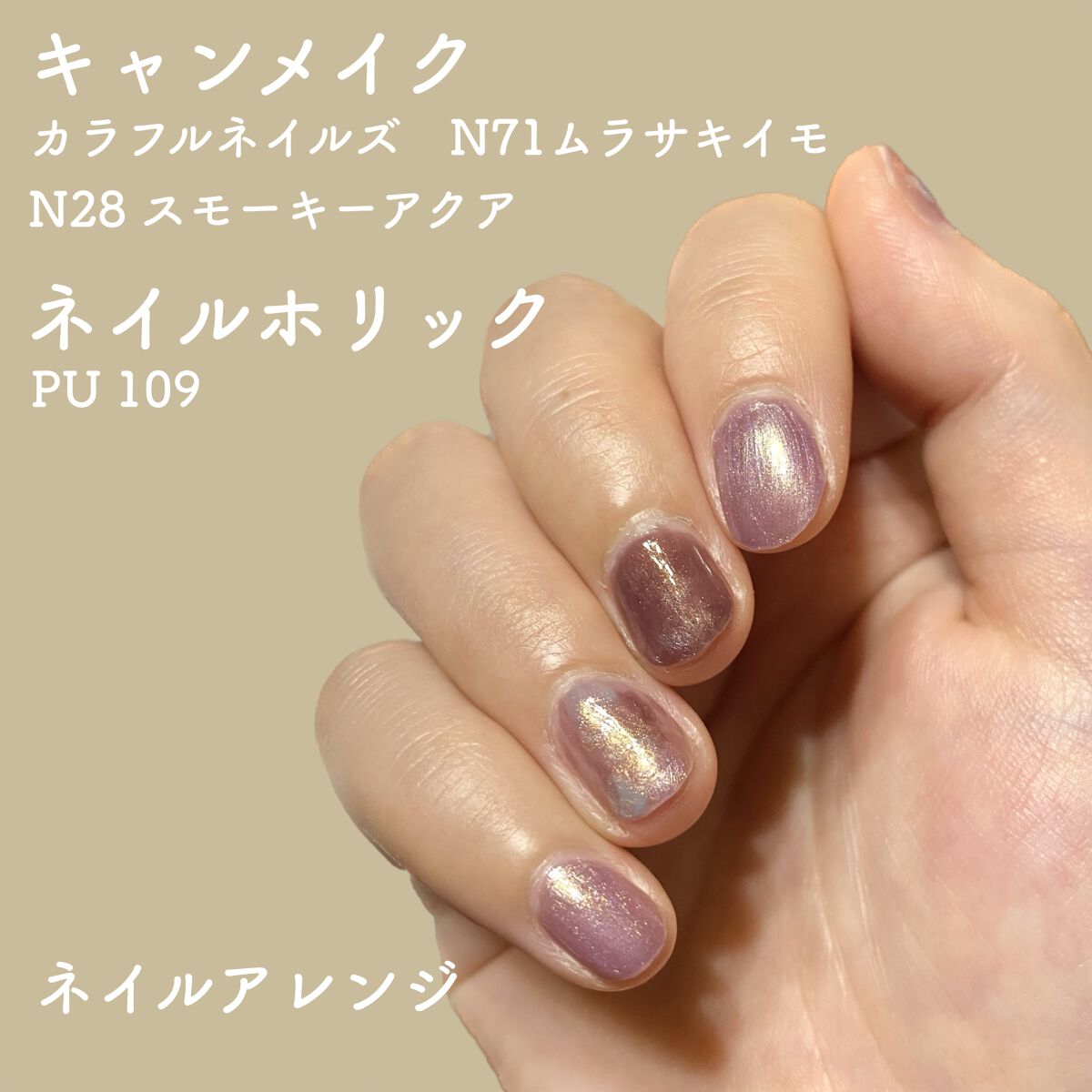 ネイルホリック PU109/ネイルホリック/マニキュアを使ったクチコミ（1枚目）