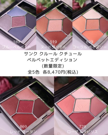 【旧】サンク クルール クチュール/Dior/アイシャドウパレットを使ったクチコミ(2枚目)