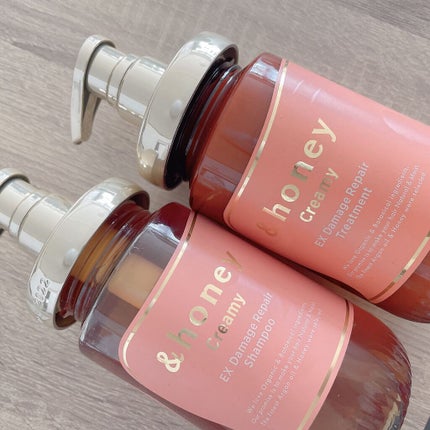 Creamy EXダメージリペアシャンプー1.0/ヘアトリートメント2.0/&honey/市販シャンプーを使ったクチコミ(1枚目)