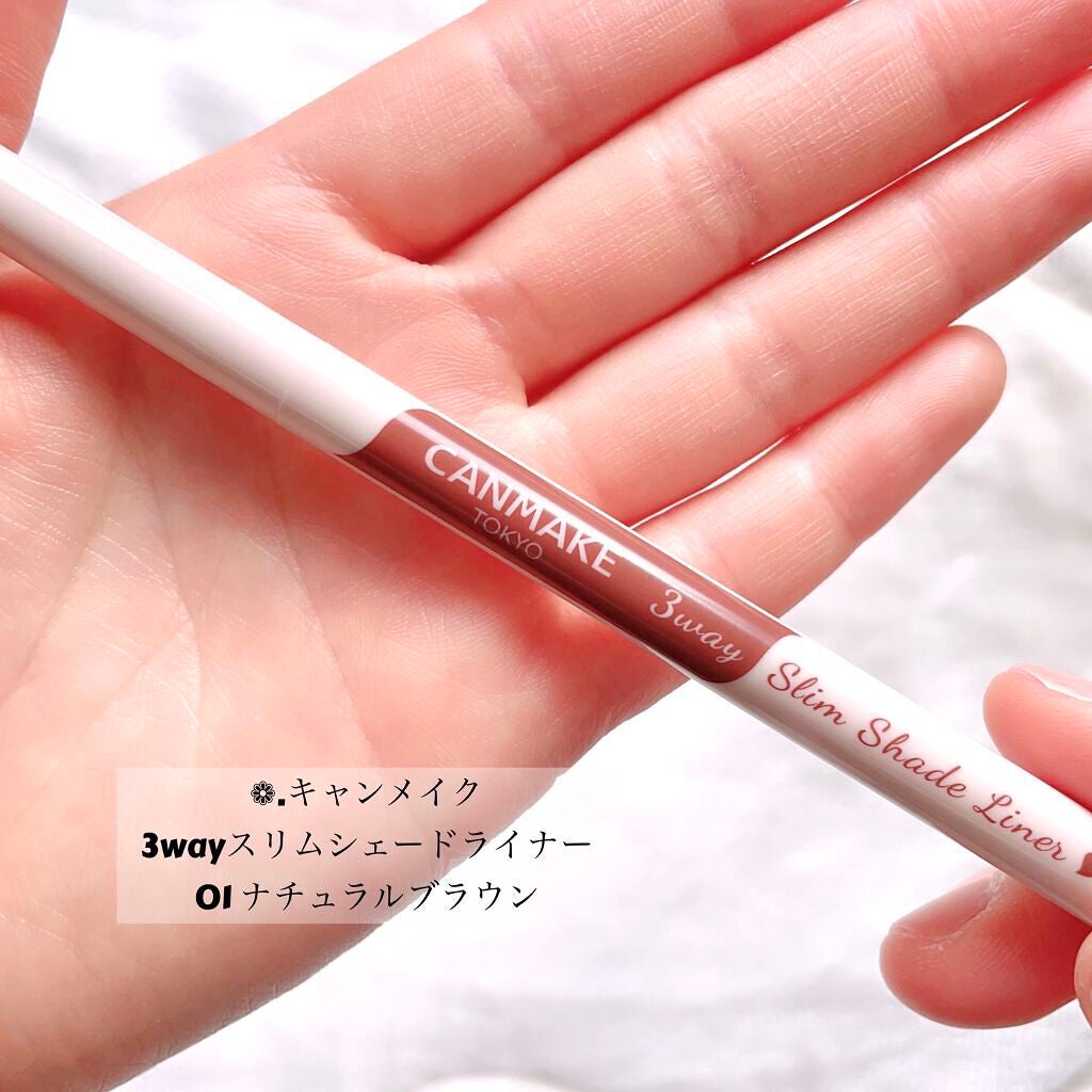 3wayスリムシェードライナー/キャンメイク/リキッドアイライナーを使ったクチコミ(2枚目)