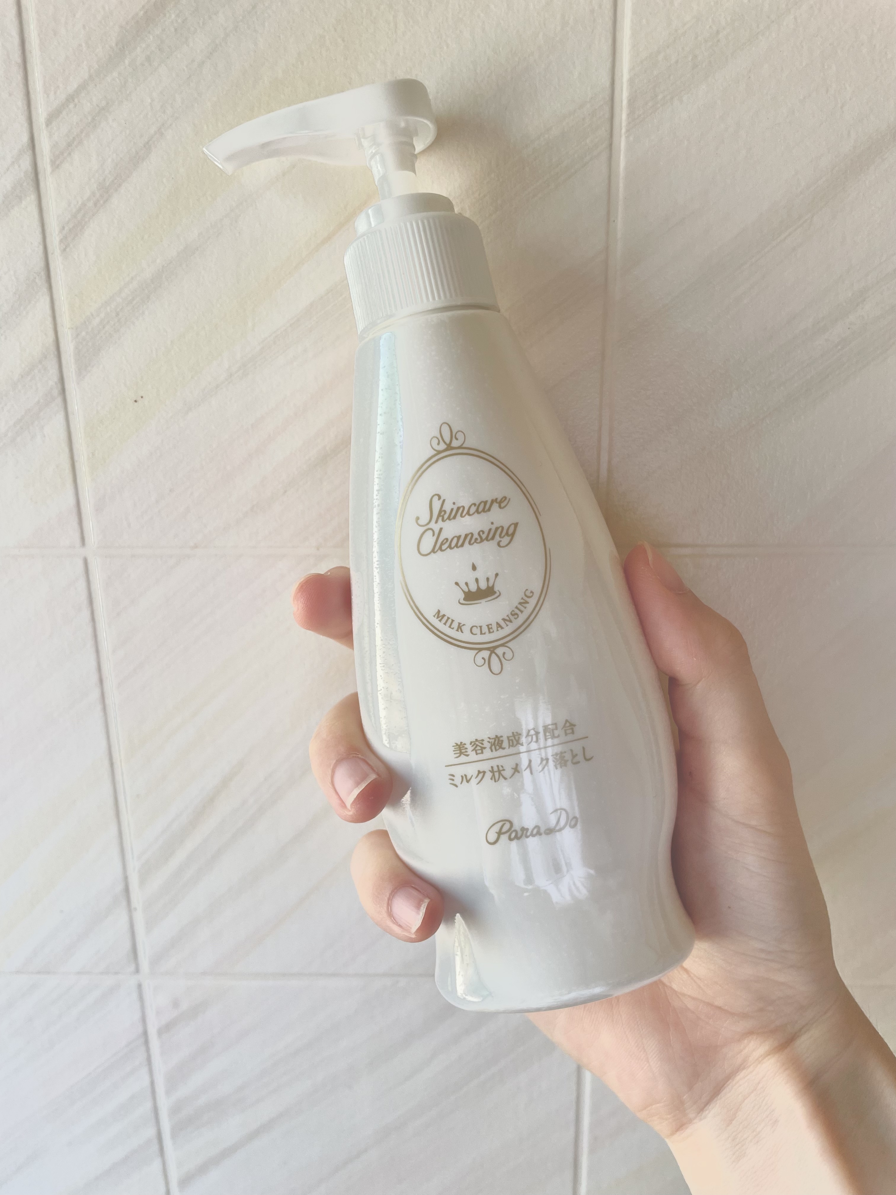 スキンケアクレンジング レギュラーサイズ・120g/パラドゥ/ミルククレンジングを使ったクチコミ（1枚目）