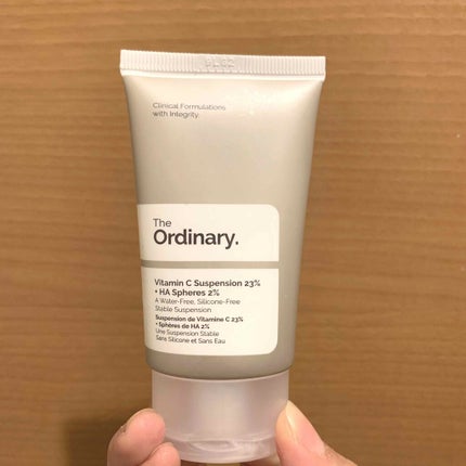 Cサスペンション23+HAスフィア2フェイスクリーム/The Ordinary/美容液を使ったクチコミ(1枚目)
