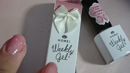 ウィークリージェル/HOMEI/ジェルネイルを使ったクチコミ(3枚目)