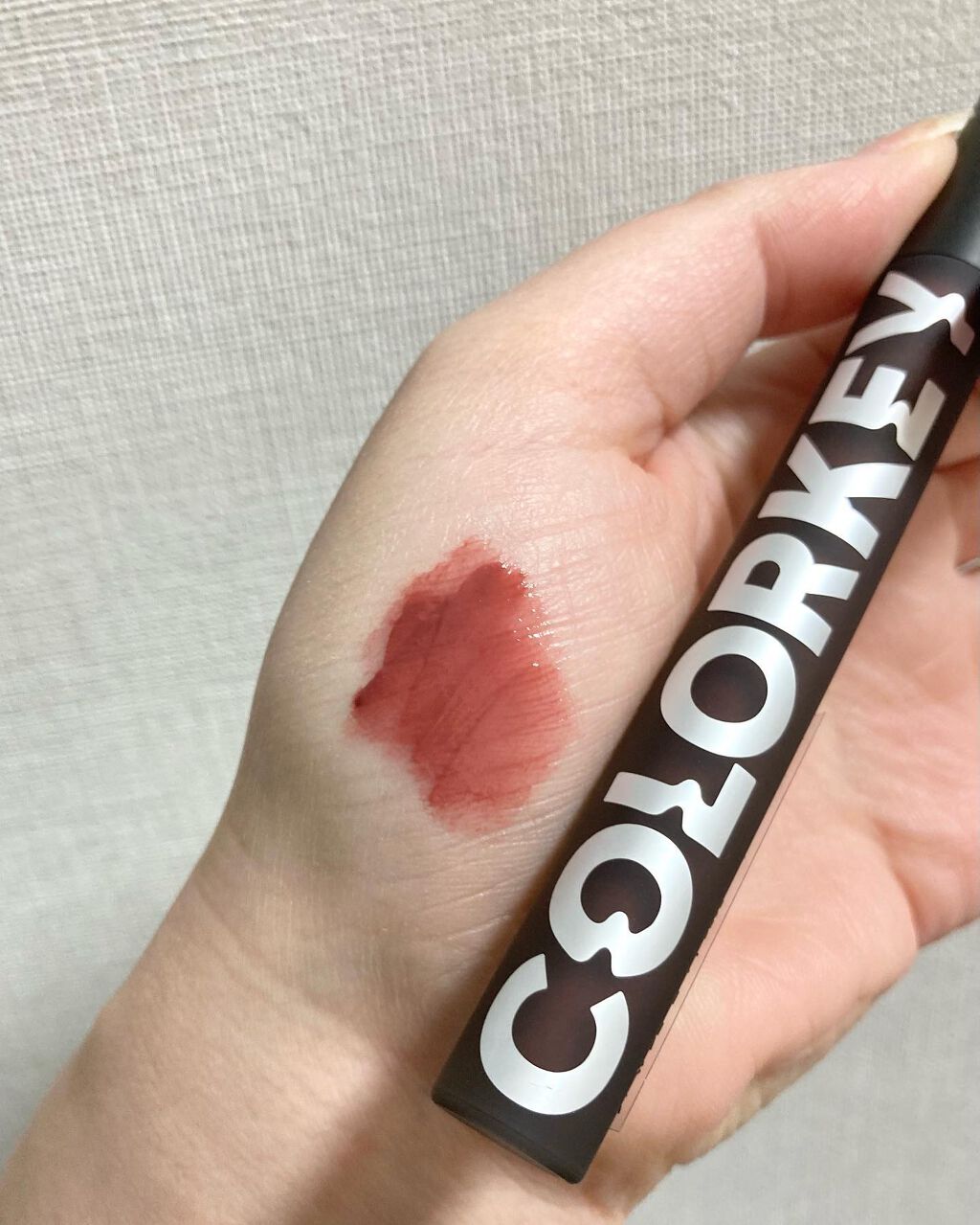 シャインミラーティント/COLORKEY/リップティントを使ったクチコミ（3枚目）