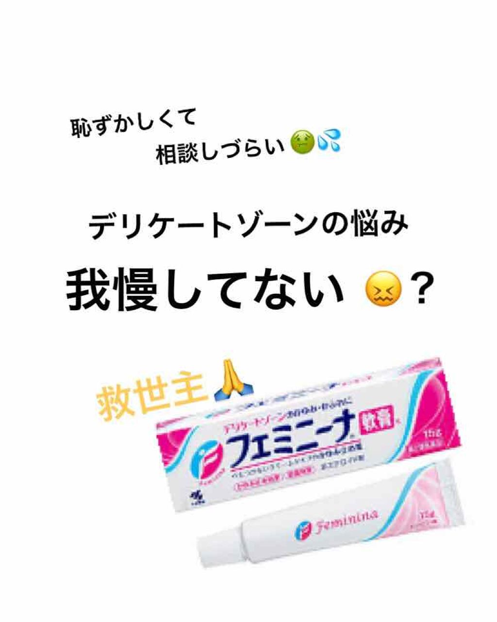 フェミニーナ軟膏S（医薬品）/フェミニーナ/その他を使ったクチコミ（1枚目）