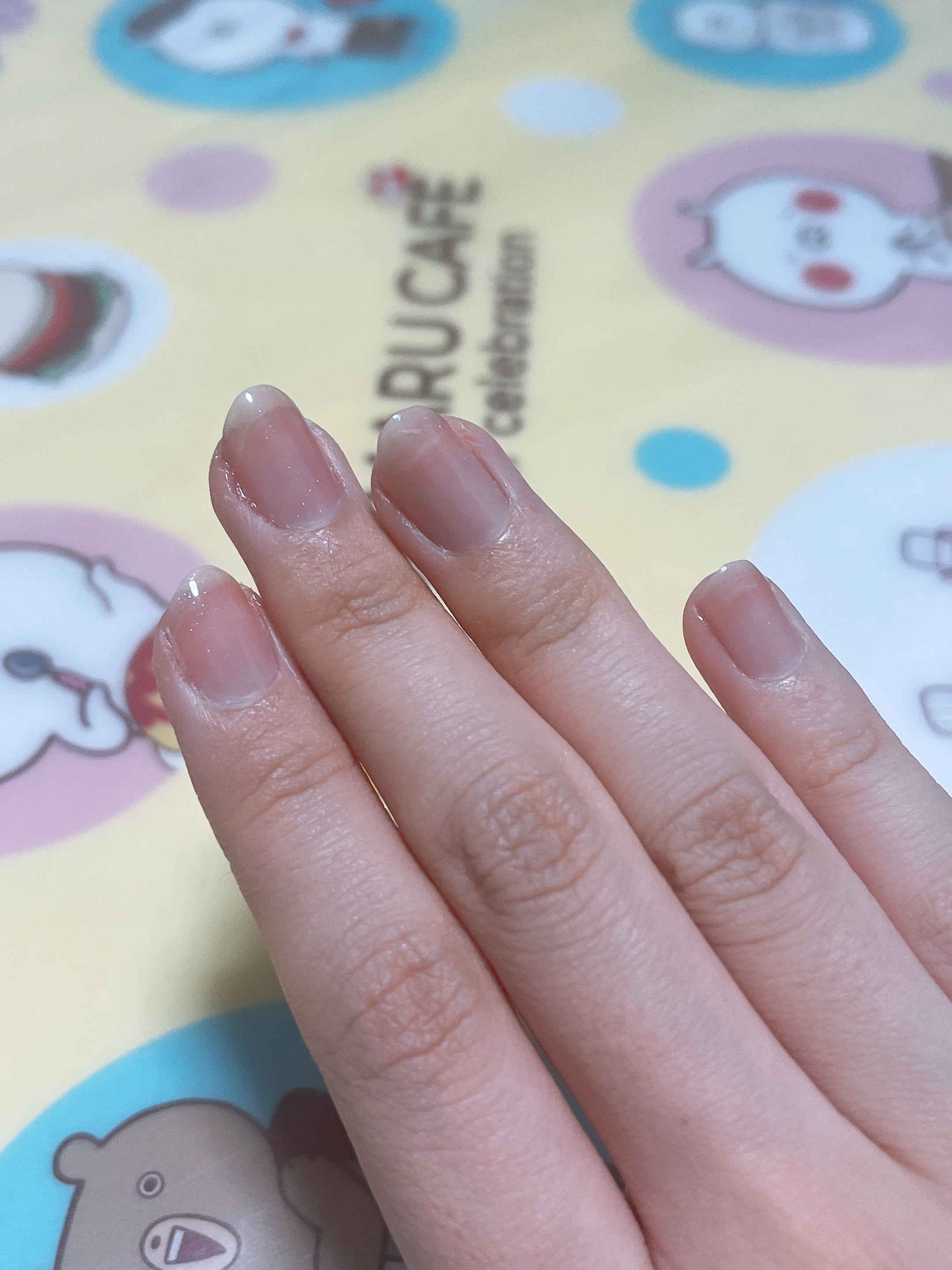 ネイルファンデーション PK03 ブライダルピンク/パラドゥ/マニキュアを使ったクチコミ（3枚目）