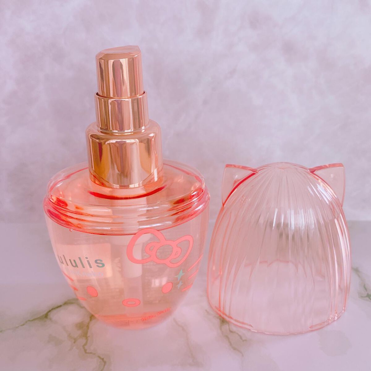 ウルリス ピンクネコ ウォーターコンク スリーク ヘアオイル/ululis/ヘアオイルを使ったクチコミ(2枚目)