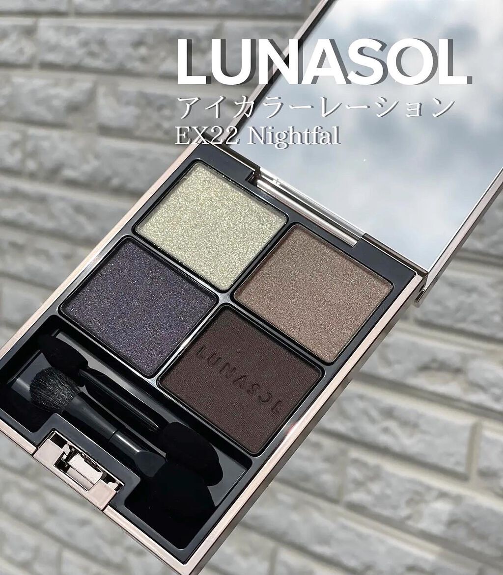 アイカラーレーション EX22 Nightfall（限定発売）/LUNASOL/アイシャドウパレットを使ったクチコミ（1枚目）